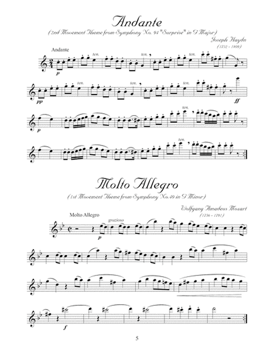 Symphony Themes for Flute and Piano