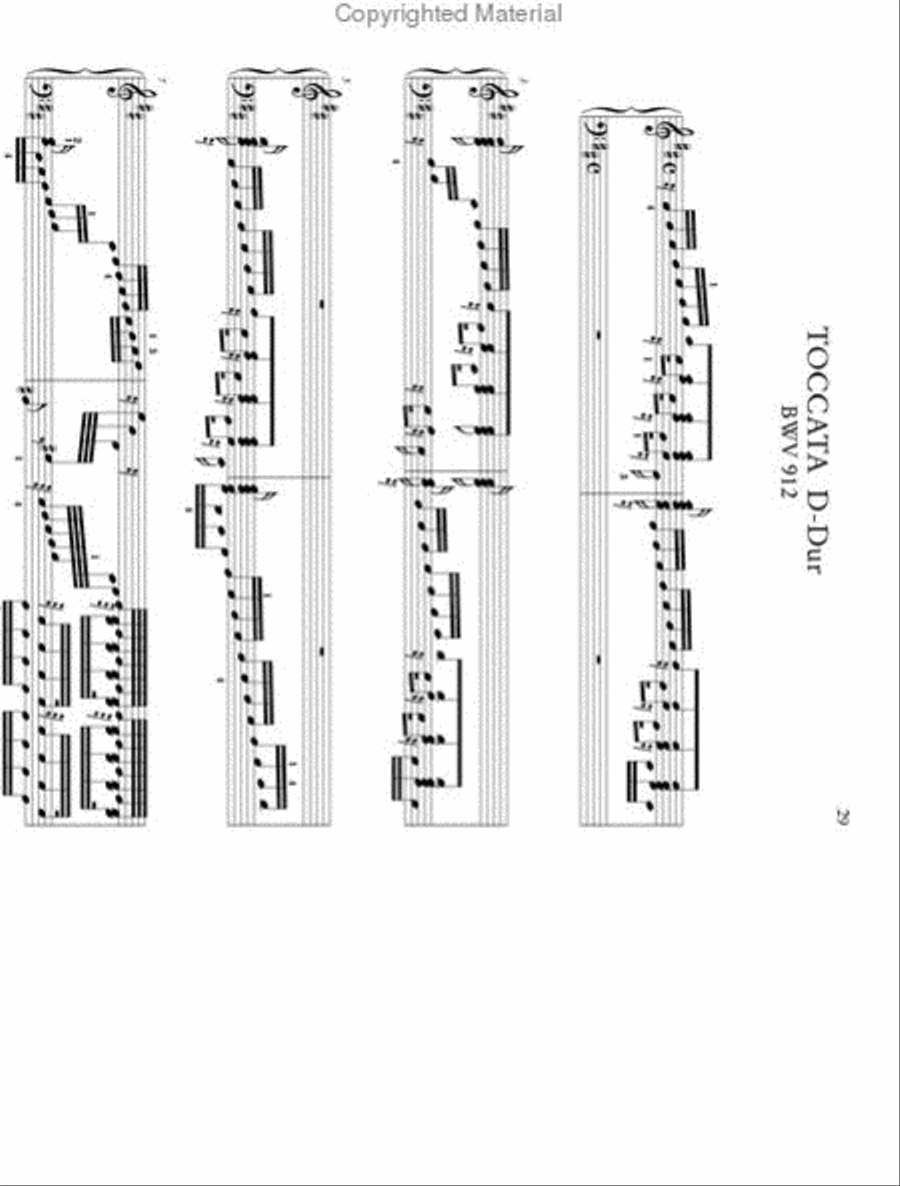 Toccatas, BWV 910-916 Chamber Music scores gallery preview page 4