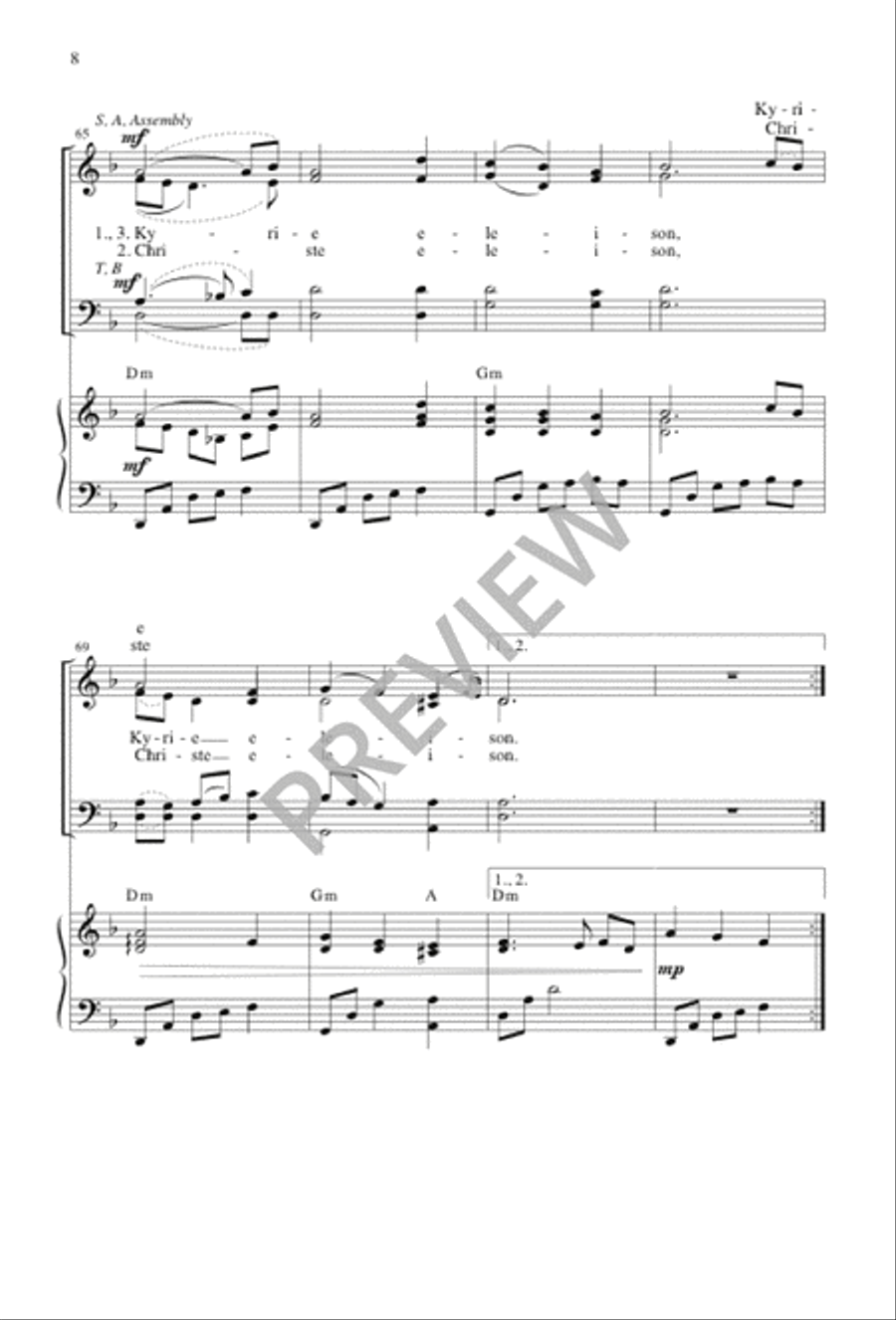 God of Creation God of Creation 4-Part scores gallery preview page 8