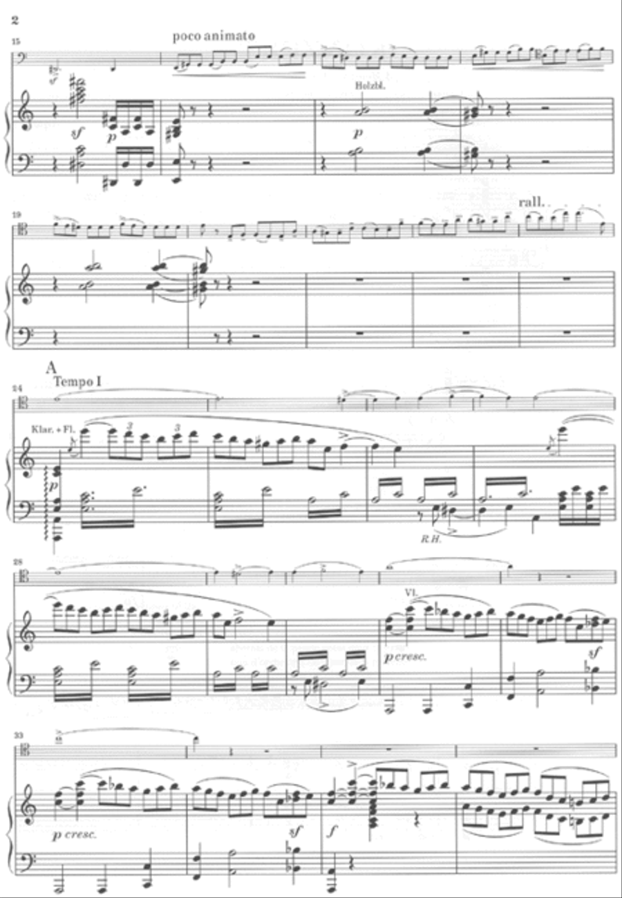 Concerto for Violoncello and Orchestra A Minor Op. 33, No. 1 Piano Accompaniment scores gallery preview page 3