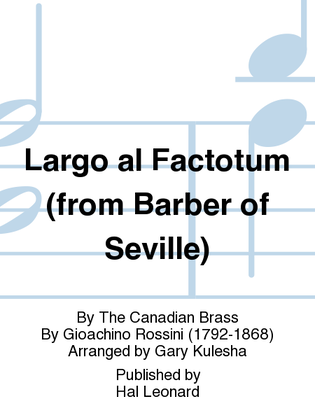Largo al Factotum (from Barber of Seville)