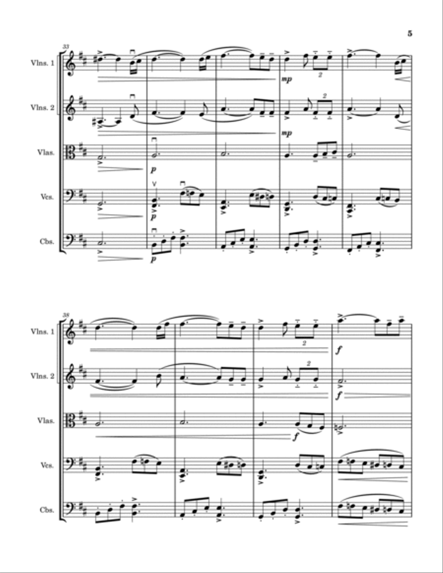 Nomination String Orchestra scores gallery preview page 5