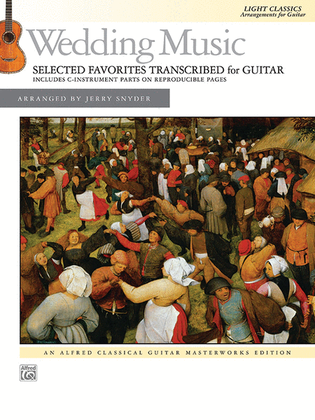 Book cover for Wedding Music -- Selected Favorites Transcribed for Guitar