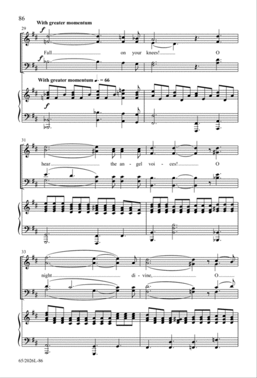 Night of the Father's Love 4-Part scores gallery preview page 87
