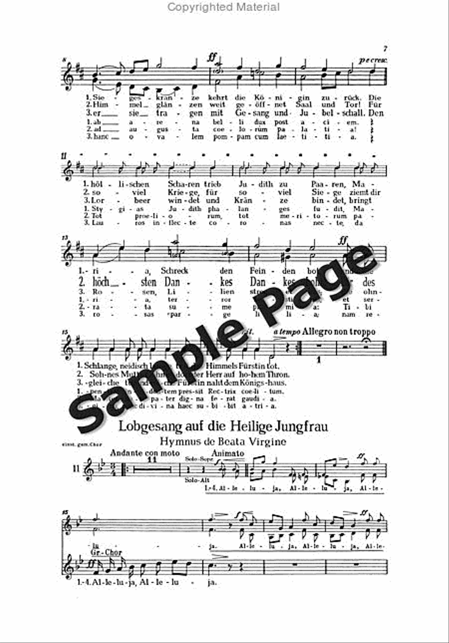 Haas J Marianische Kantate Op112 SA scores gallery preview page 8