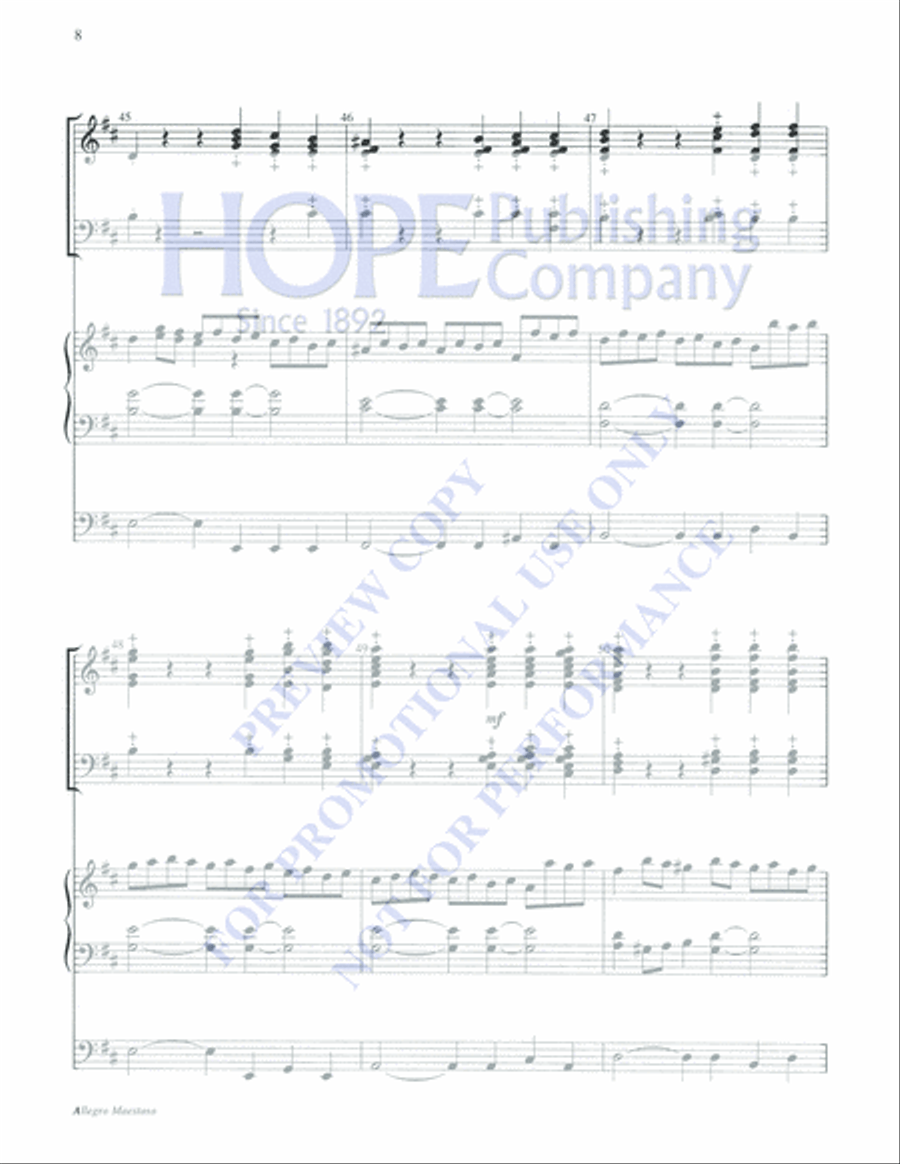 Allegro Maestoso 5-Octaves scores gallery preview page 8