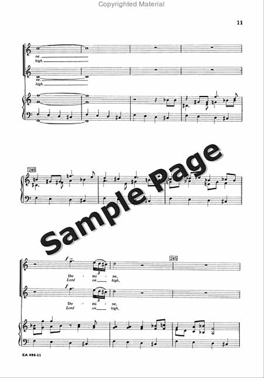 O Remember Lord O Remember Lord 4-Part scores gallery preview page 12