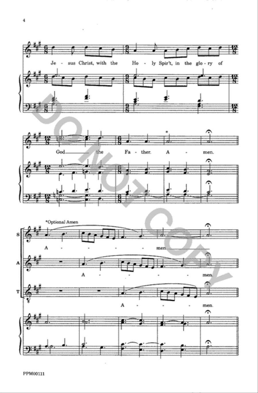Communion Service Communion Service Unison Choir scores gallery preview page 5