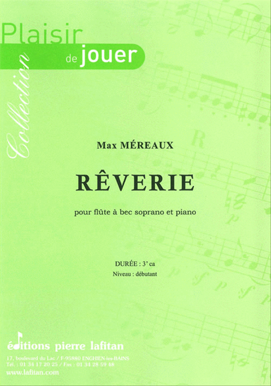 Rêverie Recorder scores gallery preview page 1