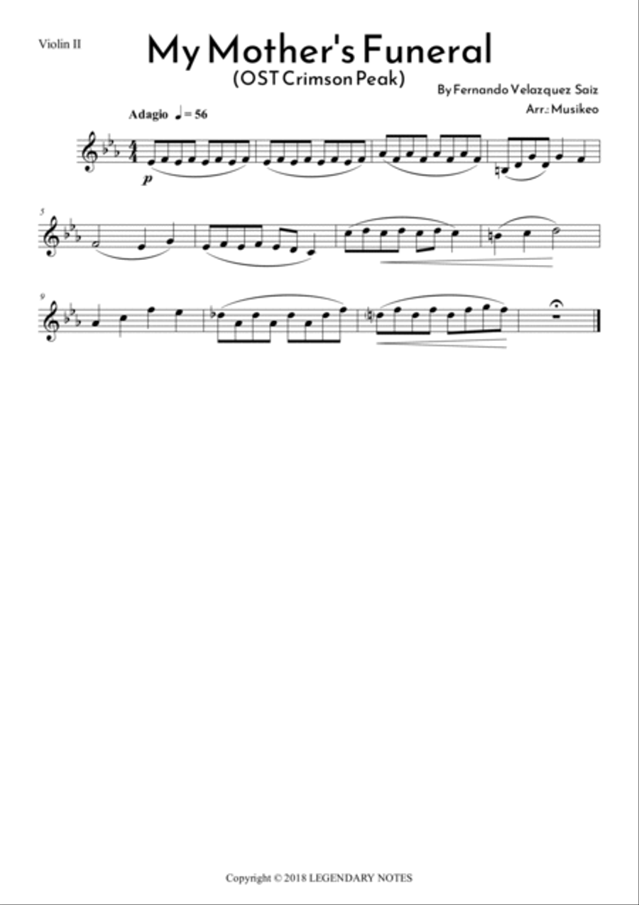 Mom's Funeral String Trio scores gallery preview page 3