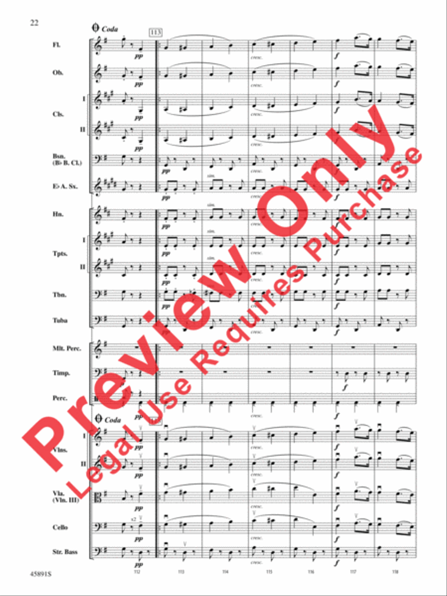 Dance of the Hours Full Orchestra scores gallery preview page 22
