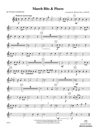 March Bits & Pieces: B-flat Tenor Saxophone