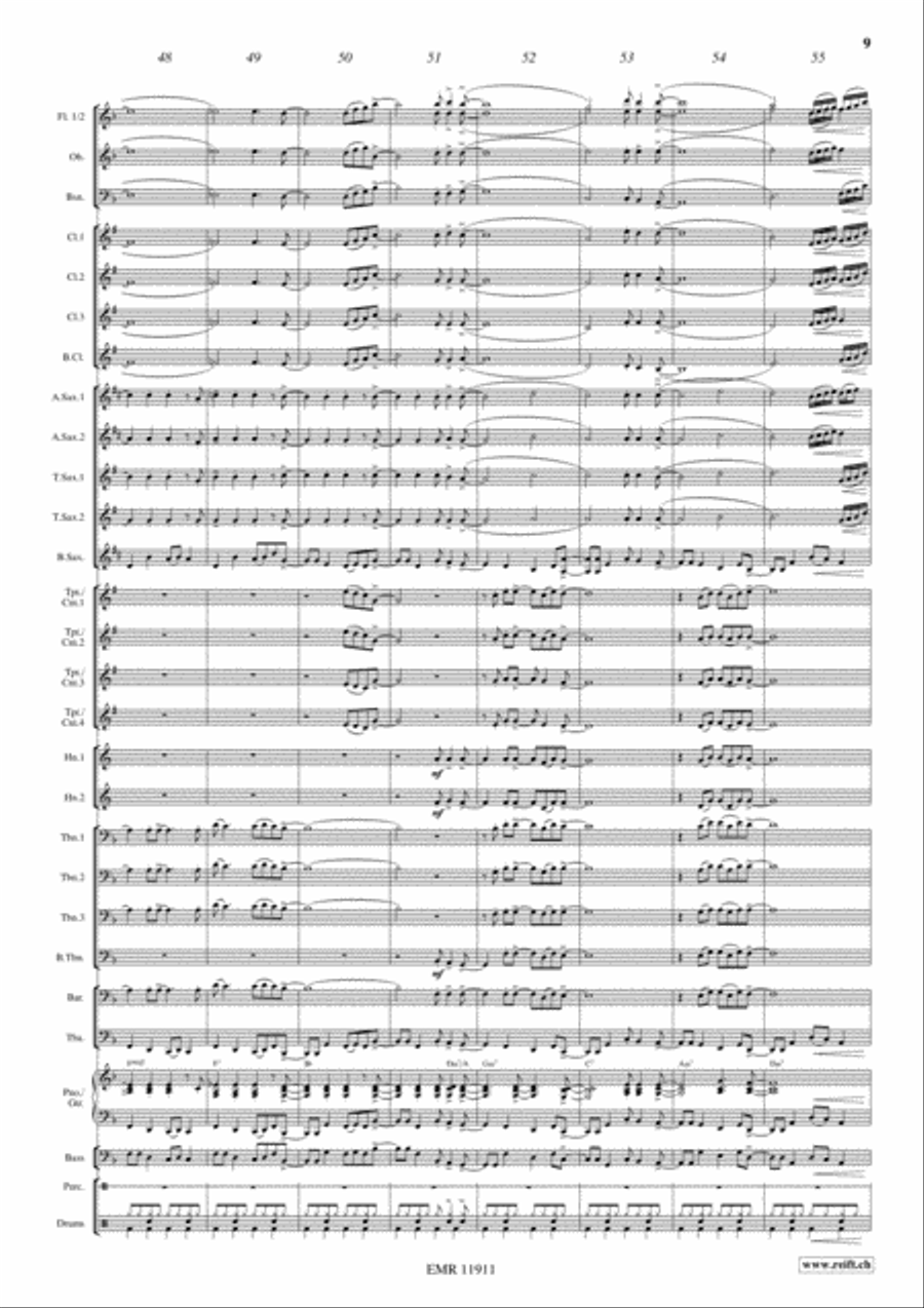 You're The First, The Last, My Everything Concert Band scores gallery preview page 9