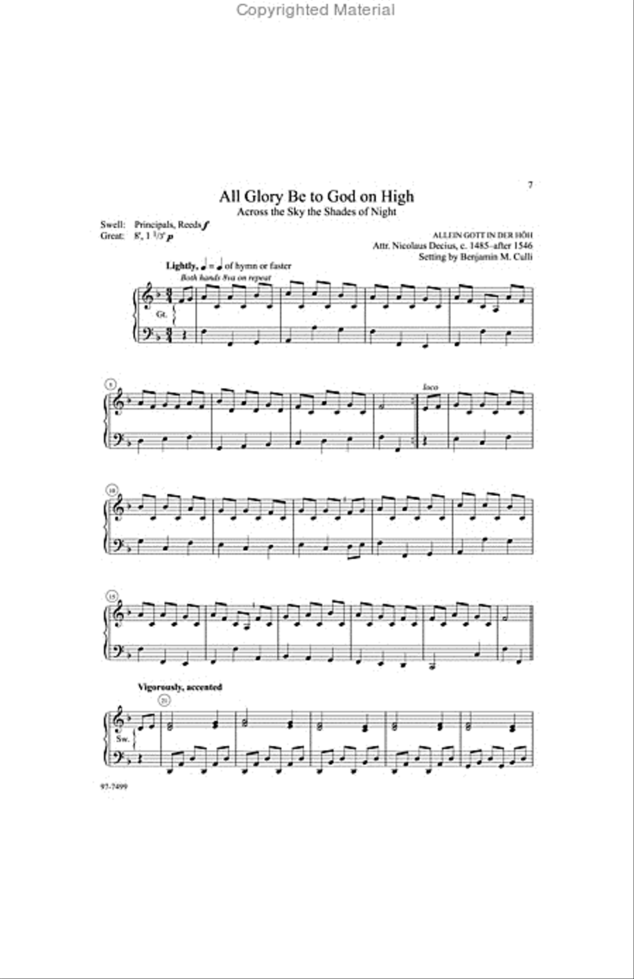 For Manuals Only, Set 2 Organ scores gallery preview page 3