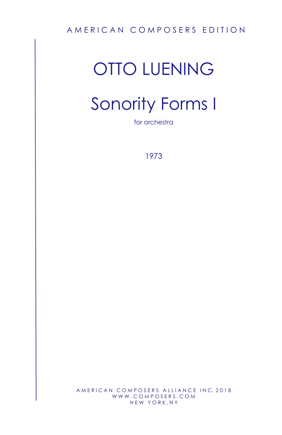 [Luening] Sonority Forms I