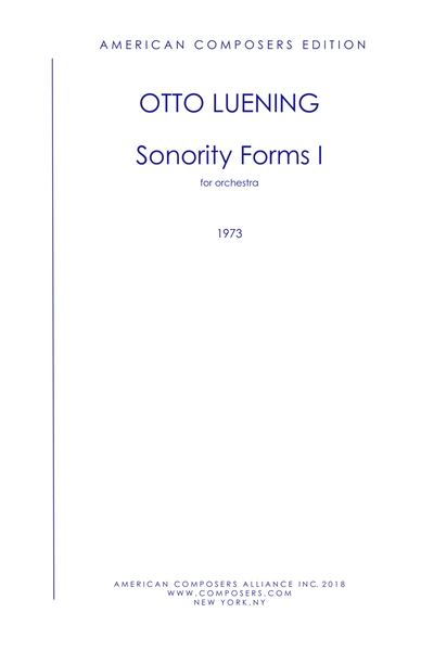 [Luening] Sonority Forms I