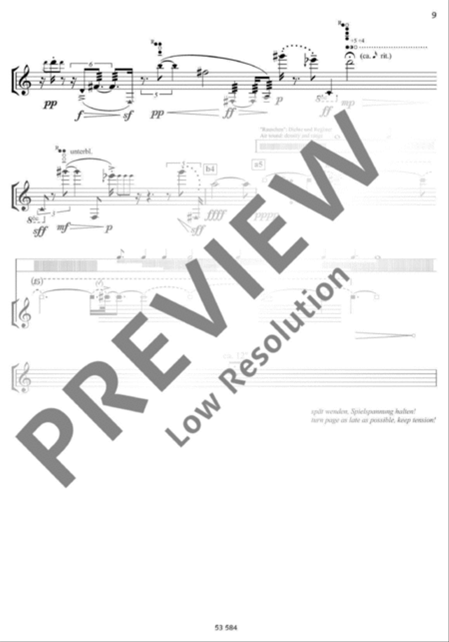 maverick I (noise) maverick I (noise) Bass Clarinet scores gallery preview page 10