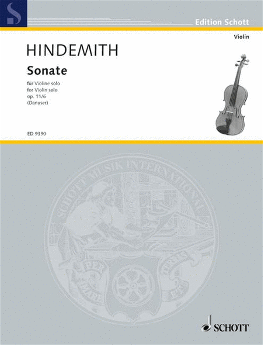 Violin Sonata Violin Solo scores gallery preview page 1