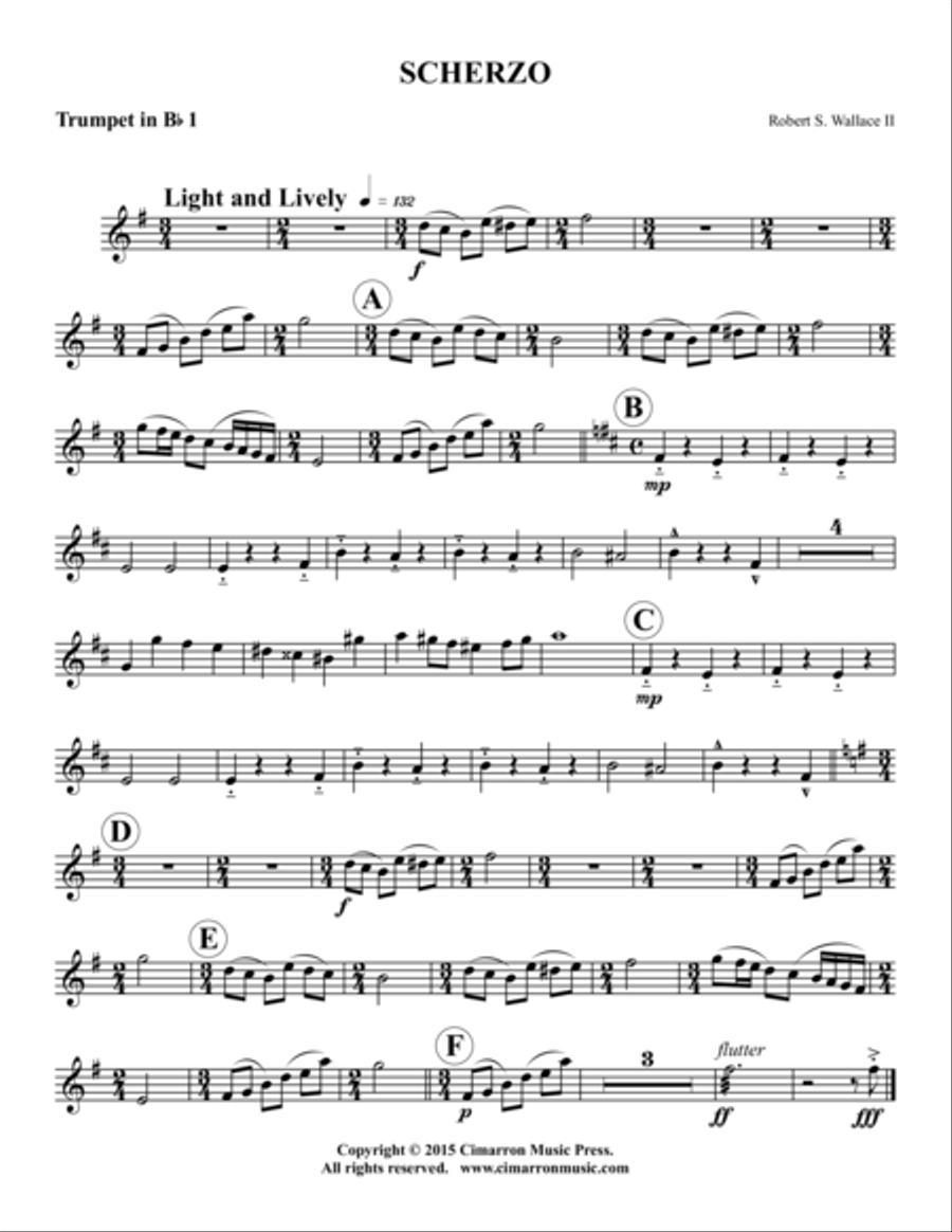 Scherzo Scherzo Brass Quintet scores gallery preview page 4