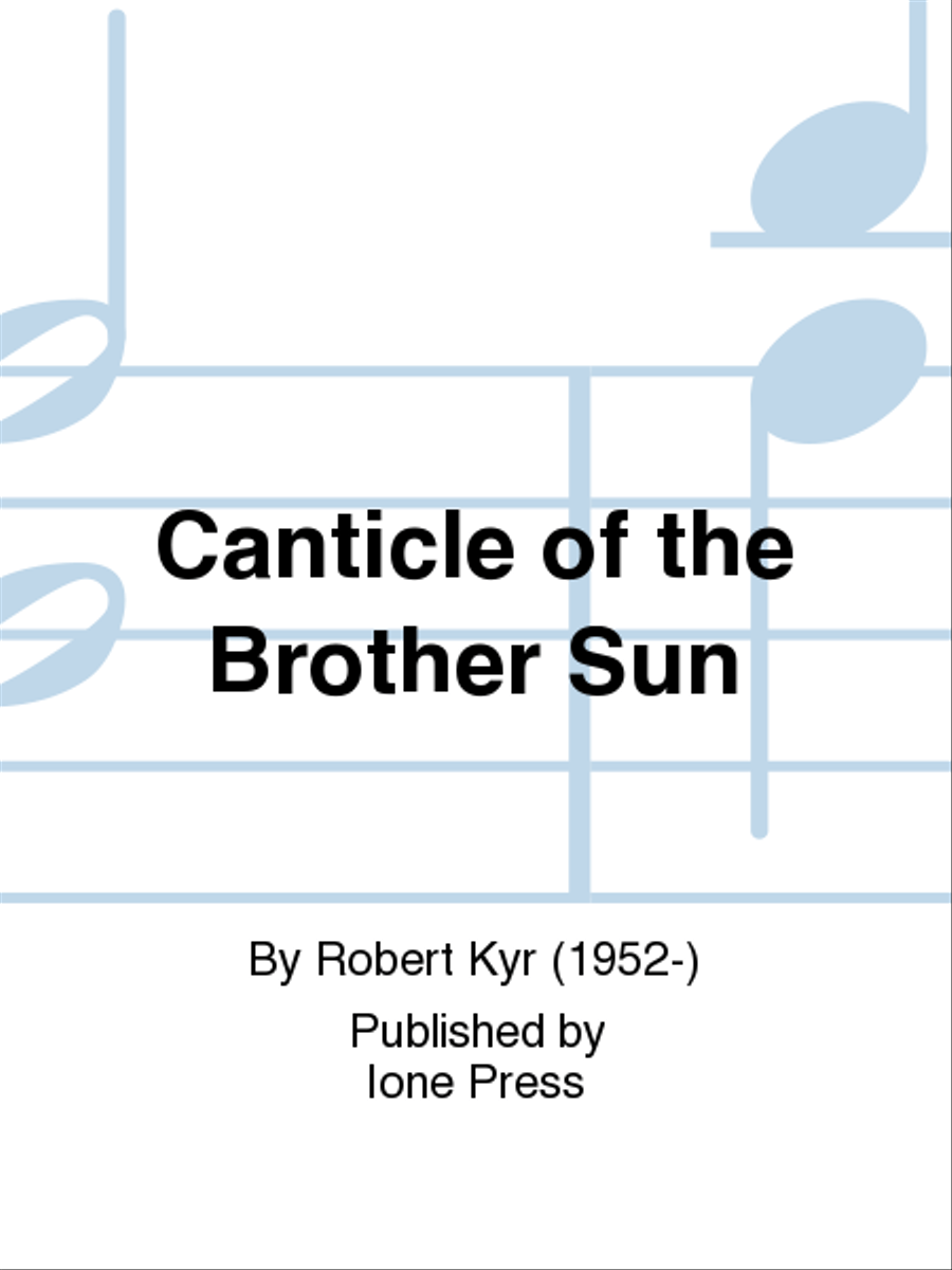 Canticle of the Brother Sun Divisi scores gallery preview page 1