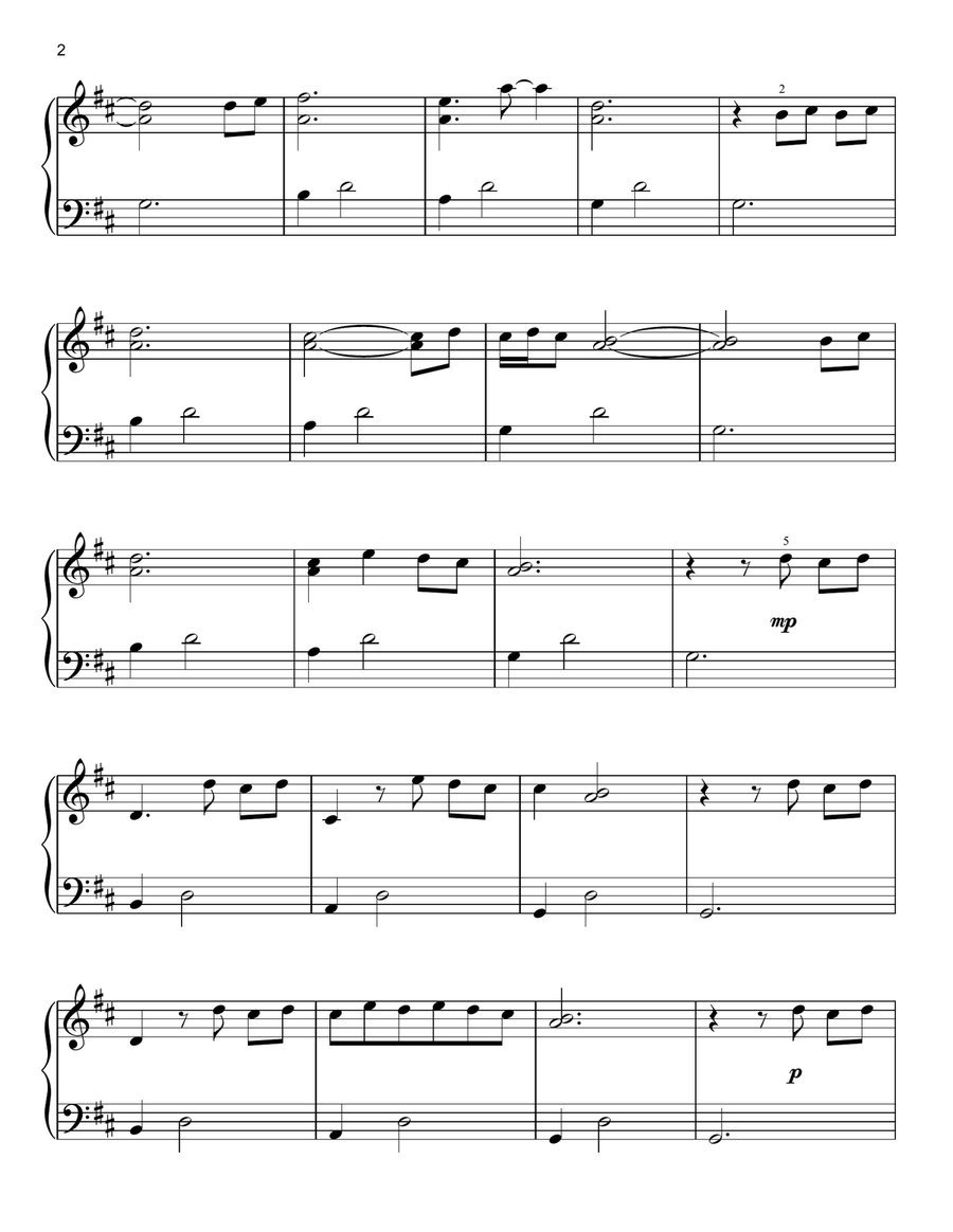 I Giorni Easy Piano scores gallery preview page 2