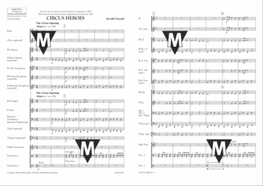 Circus Heroes Concert Band scores gallery preview page 2