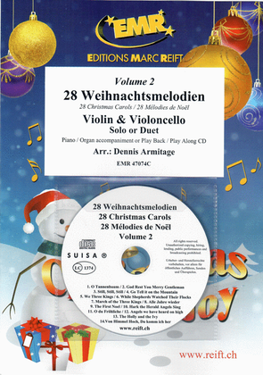 Book cover for 28 Weihnachtsmelodien Vol. 2