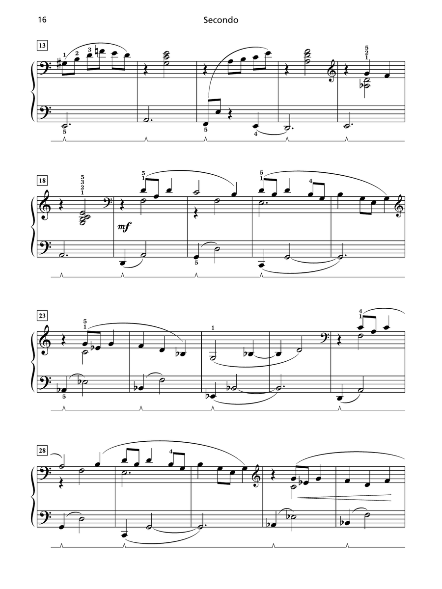 Waltz for Sarah - Piano Duet (1 Piano, 4 Hands) 1 Piano, 4-Hands scores gallery preview page 3