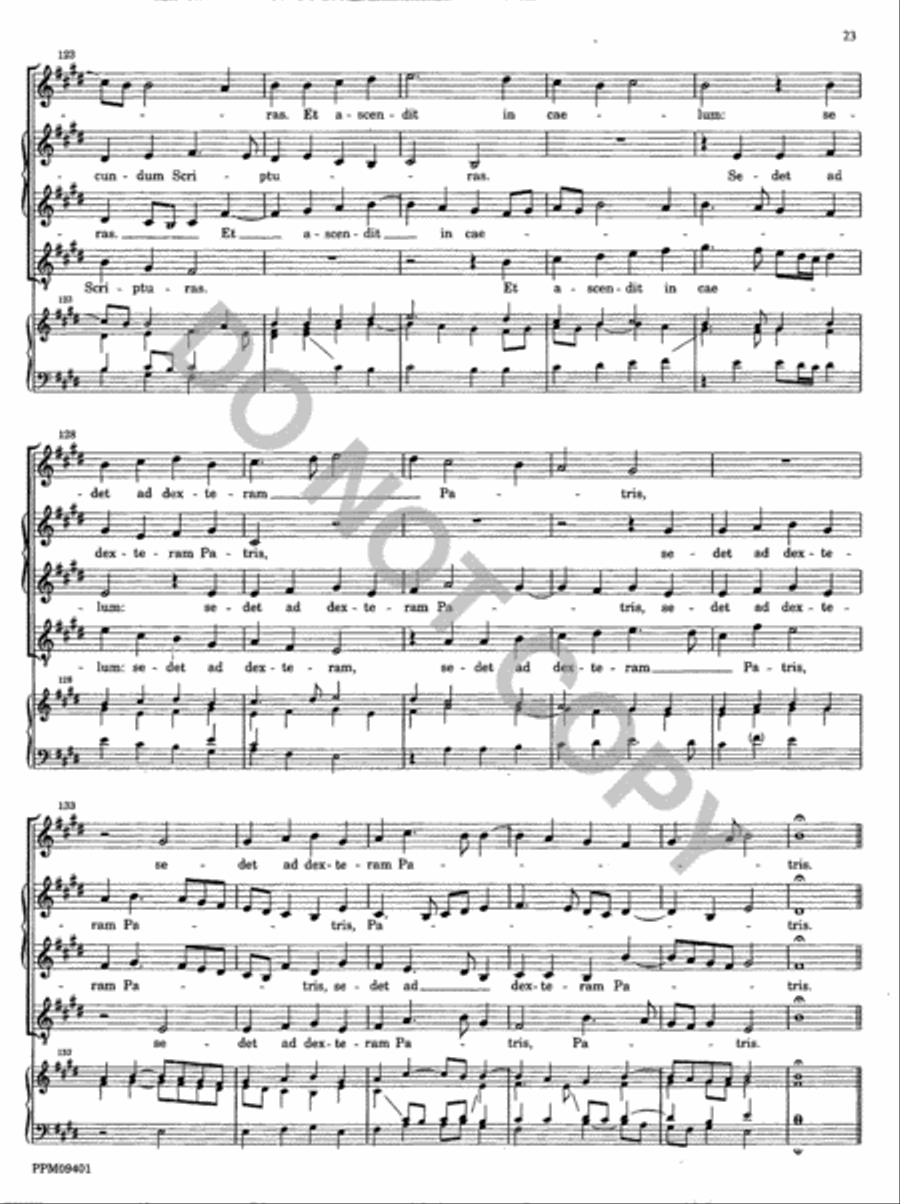 Missa Descendit Angelus Domini 4-Part scores gallery preview page 24