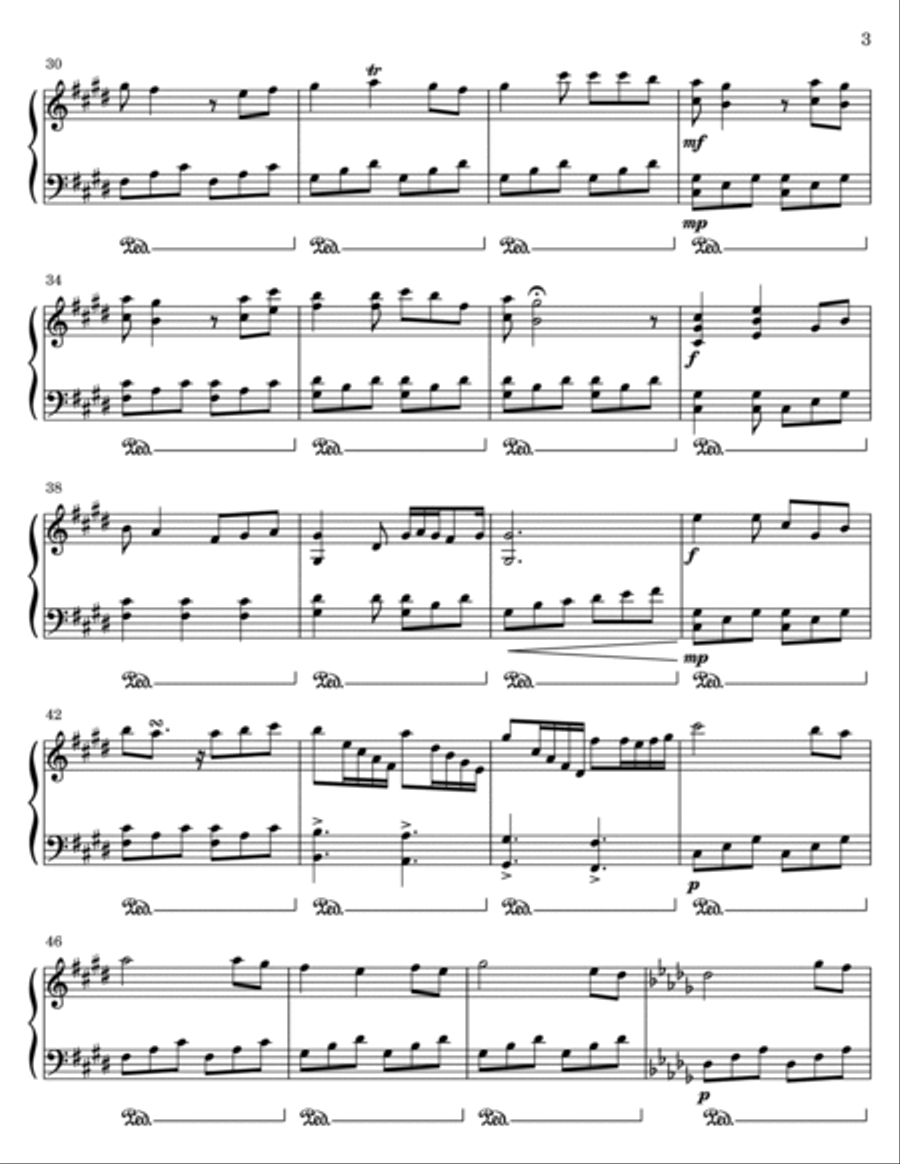 Moonshot Piano Solo scores gallery preview page 3