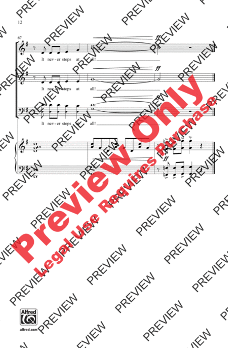 Hope Is the Thing with Feathers 3-Part scores gallery preview page 12