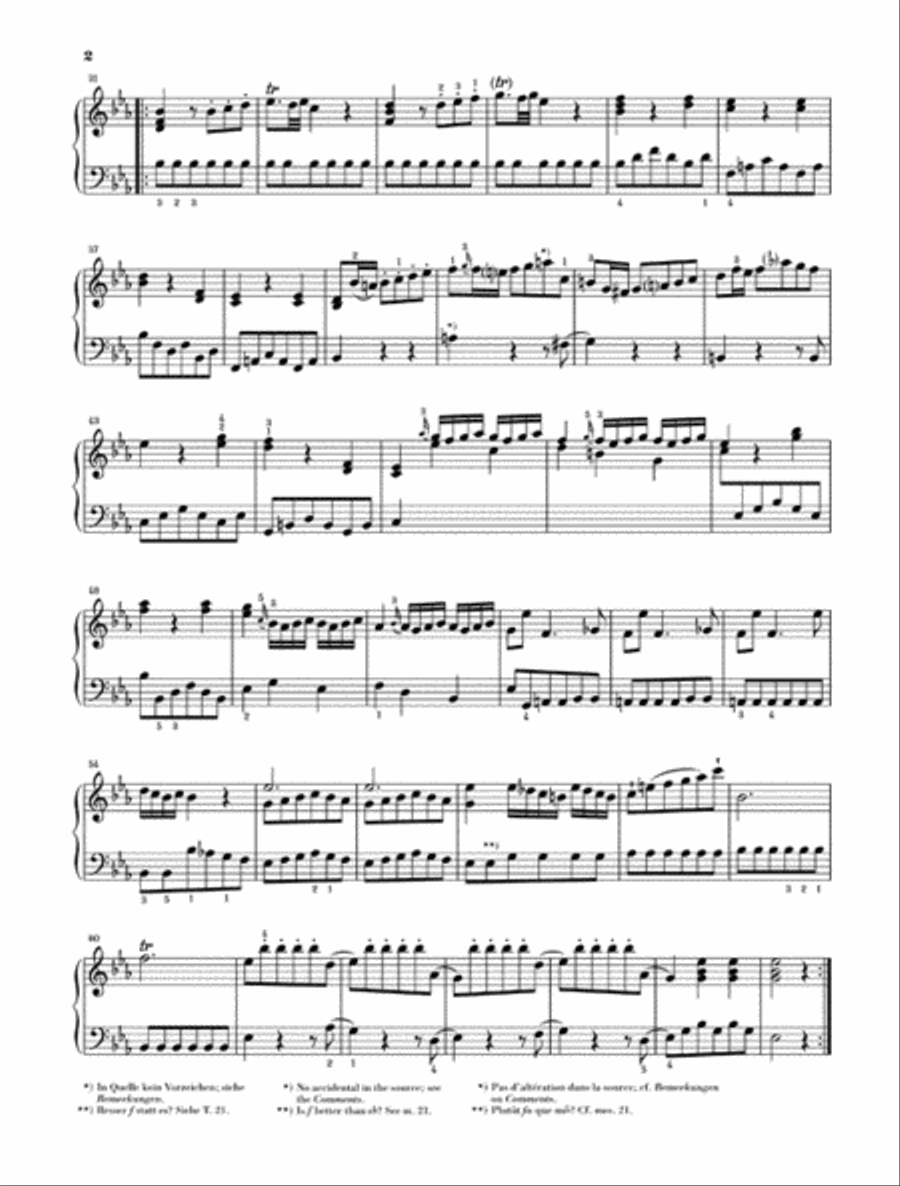 Wolfgang Amadeus Mozart – “Wunderkind” Sonatas, Volume 3, K. 26-31 Piano Solo scores gallery preview page 4