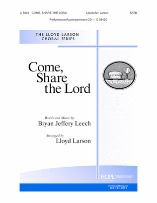 Book cover for Come, Share the Lord