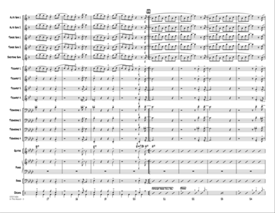 In The Mood (The Tonight Show version) - Conductor Score (Full Score) Conductor Score scores gallery preview page 3