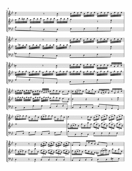 Quantz Trio Sonata in G Minor for Flute, Violin and Continuo QV. 2:35 image number null