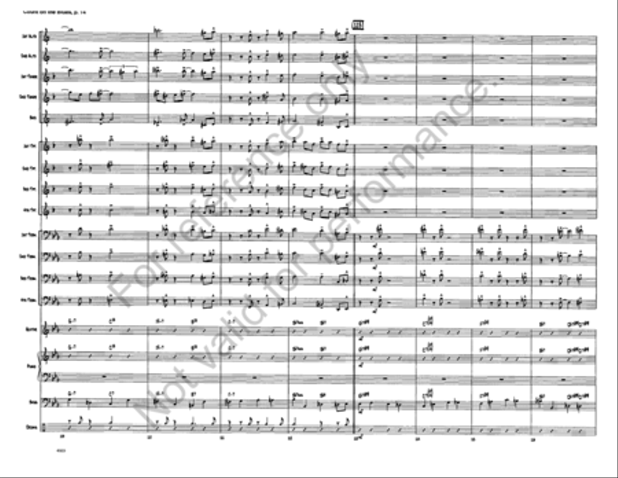 Count on the Blues Jazz Ensemble scores gallery preview page 15