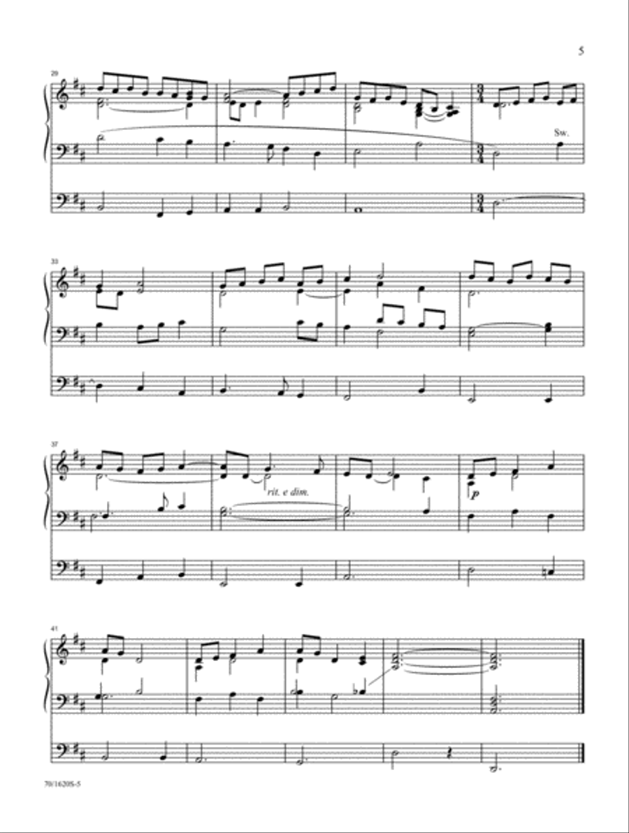 Hymns of the Faith (Digital Download) Organ scores gallery preview page 5