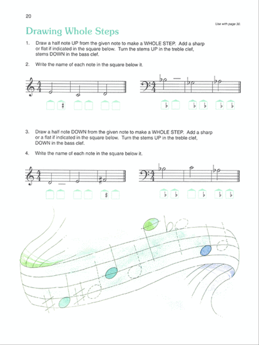 Alfred's Basic Piano Prep Course Notespeller, Book D Piano Method scores gallery preview page 3