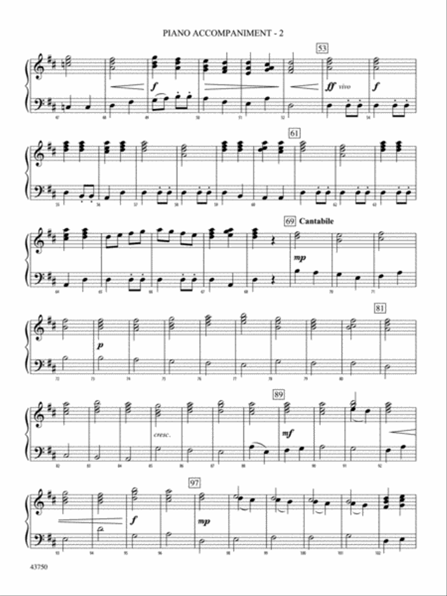 King Henry's Choice: Piano Accompaniment Orchestra scores gallery preview page 2