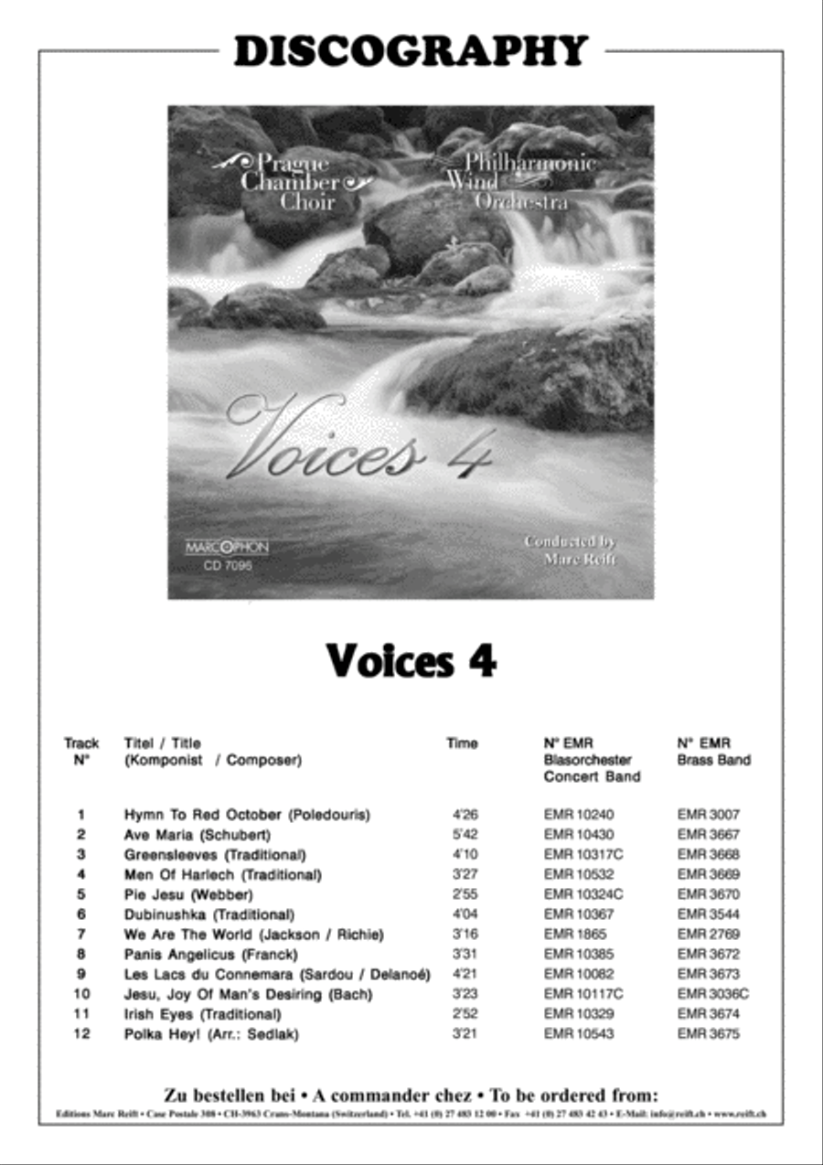 Greensleeves Greensleeves 4-Part scores gallery preview page 3