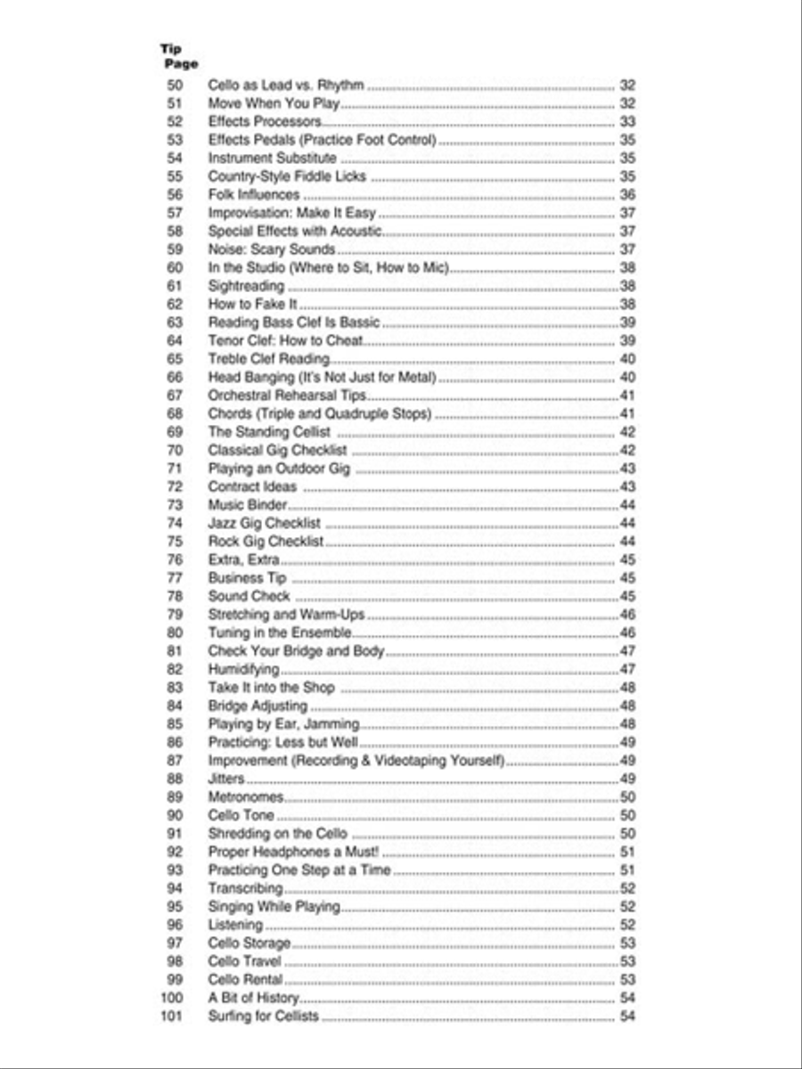 101 Cello Tips – Updated Edition Cello scores gallery preview page 4