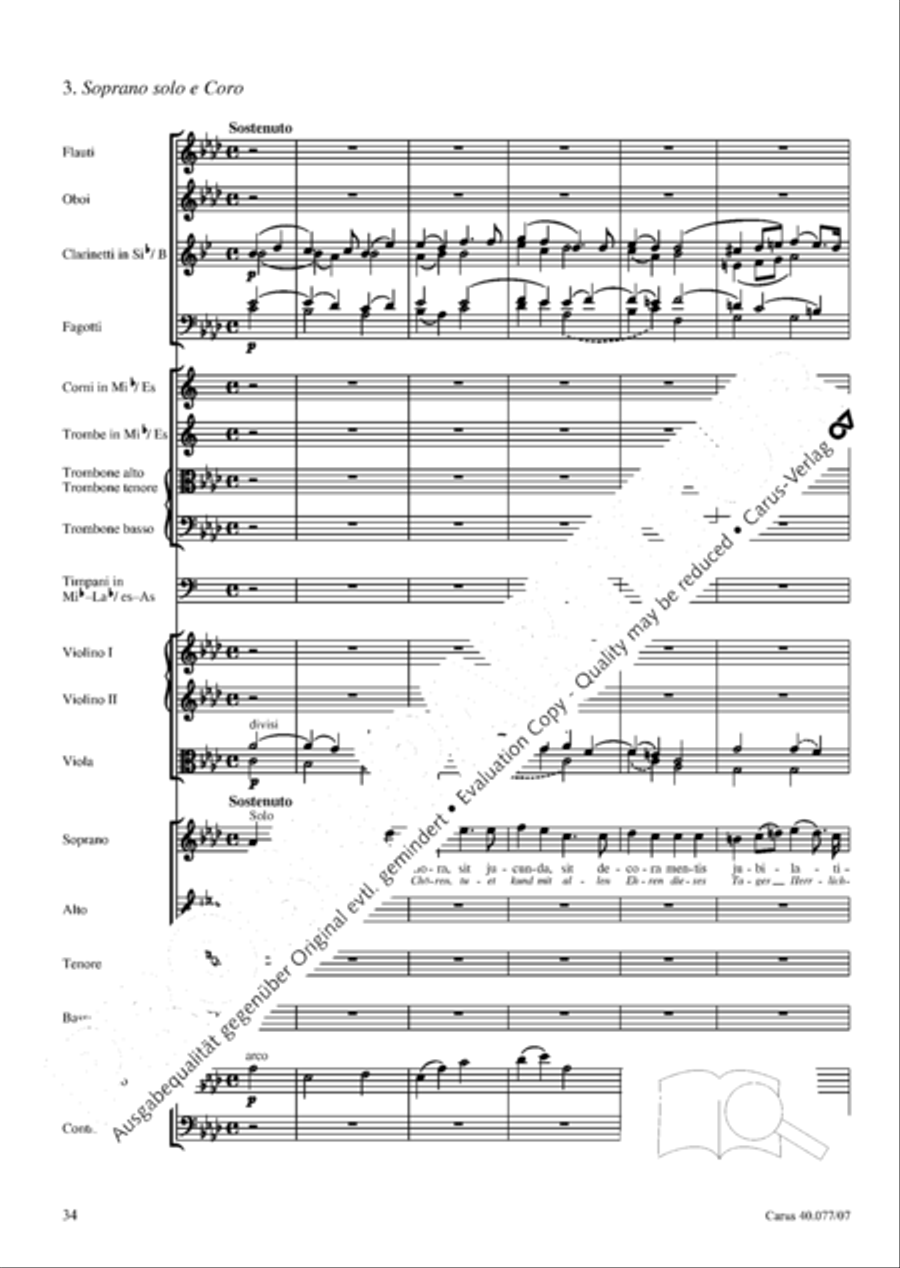 Lauda Sion 4-Part scores gallery preview page 47