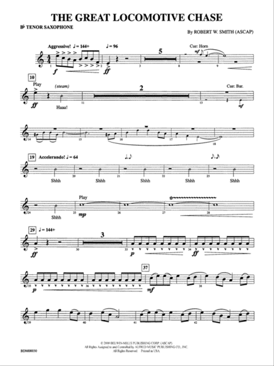 A flat tenor sax top