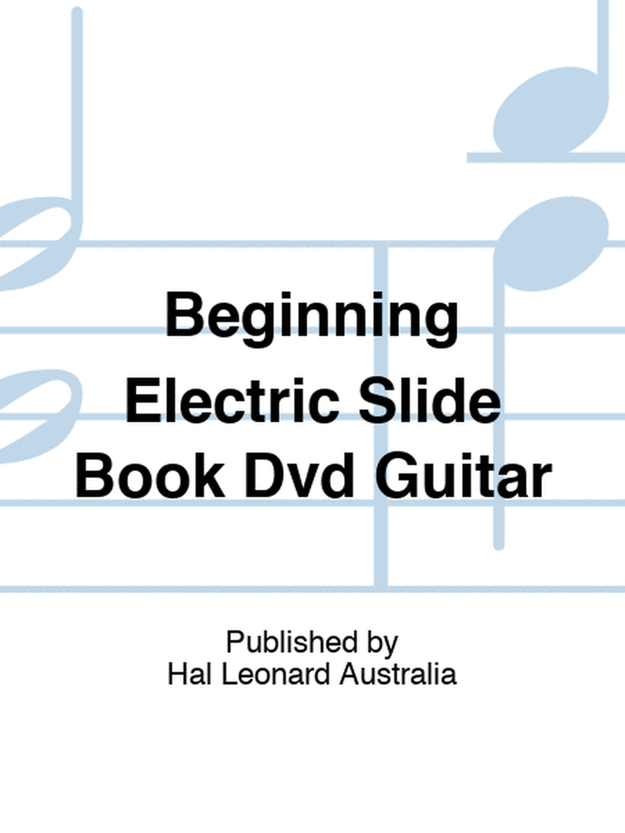 Beginning Electric Slide Book Dvd Guitar