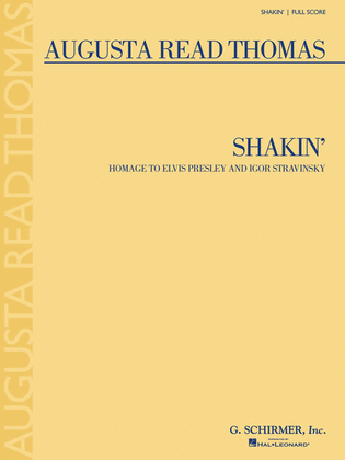 Book cover for Shakin' - Homage to Elvis Presley and Igor Stravinsky