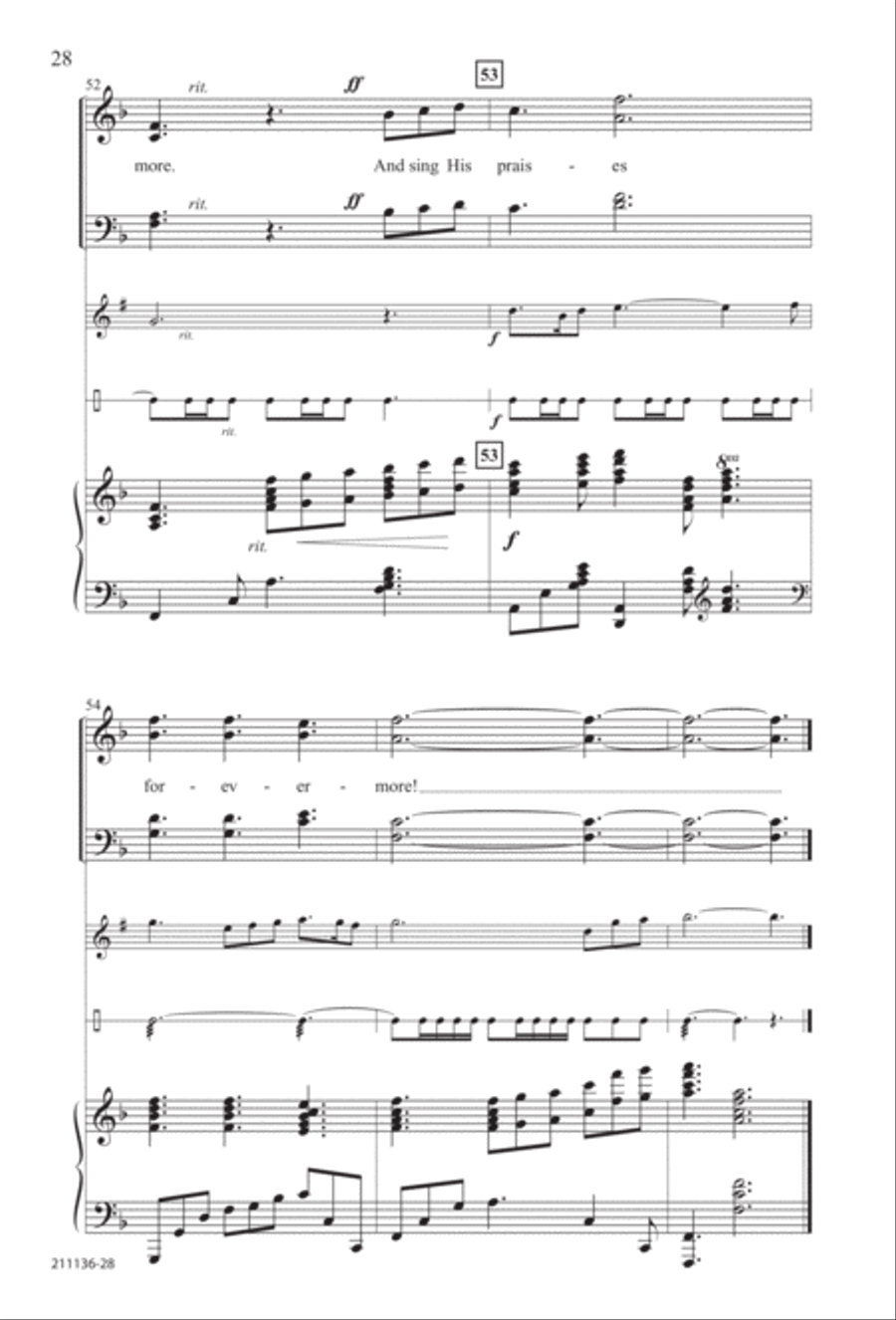 Marching to Zion 4-Part scores gallery preview page 34