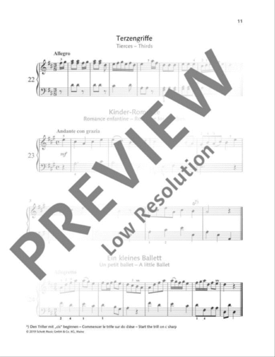 Pieces for Beginners Piano Solo scores gallery preview page 12