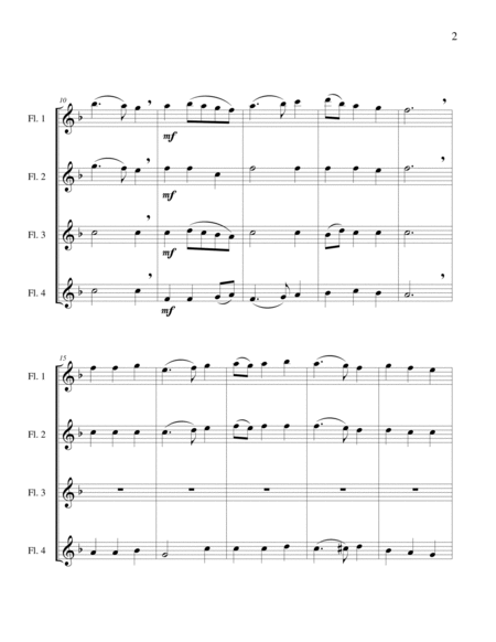America - Flute Quartet image number null