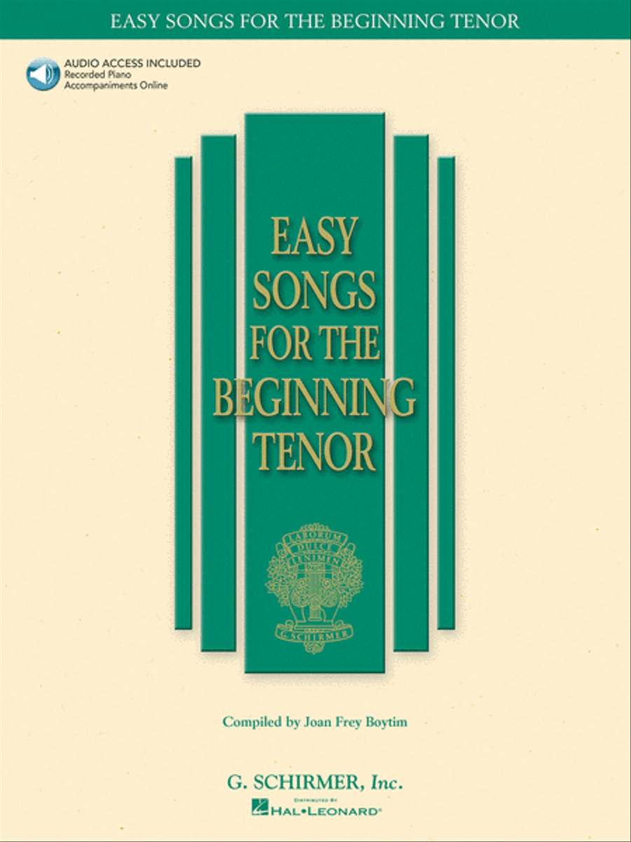 Easy Songs for the Beginning Tenor Voice scores gallery preview page 1