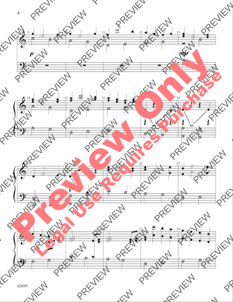 Homage to Pachelbel Handbell Choir scores gallery preview page 4